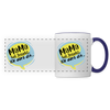 Mama hat jesacht - Tasse zweifarbig - Weiß/Kobaltblau