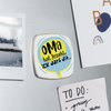Oma hat jesacht - Kühlschrankmagnet - weiß