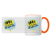 Oma hat jesacht - Tasse zweifarbig - Weiß/Orange