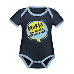 Mama hat jesacht - Baby Bio-Kurzarm-Kontrastbody