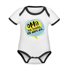 Oma hat jesacht - Baby Bio-Kurzarm-Kontrastbody