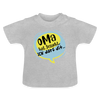 Oma hat jesacht - Baby T-Shirt - Grau meliert