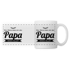 Papa wees allet - Tasse zweifarbig - weiß