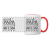 Wenn's Papa - Tasse zweifarbig - Weiß/Rot