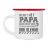 Wenn's Papa - Emaille Tasse