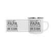 Wenn's Papa - Emaille Tasse - weiß