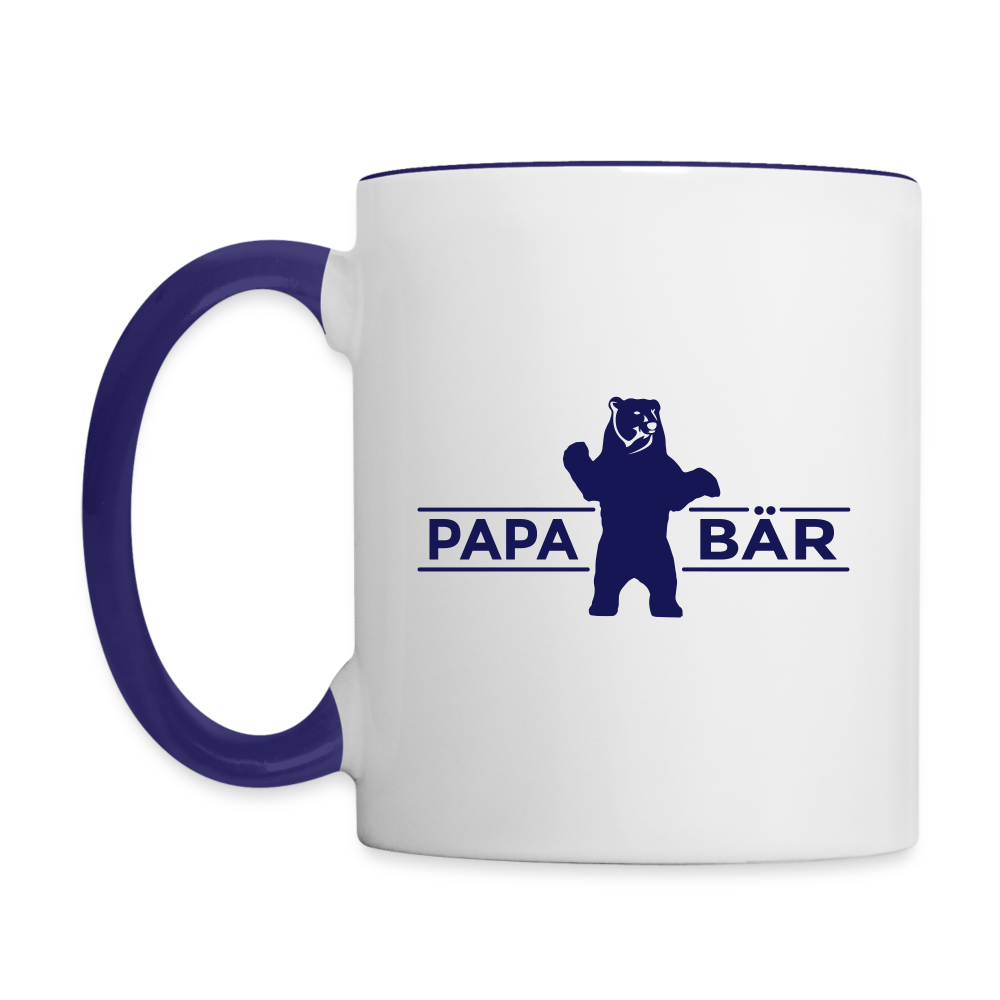 Papa Bär - Tasse zweifarbig