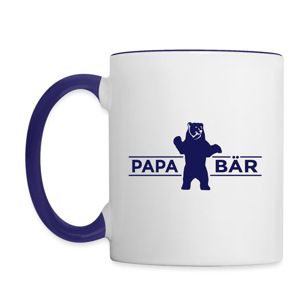 Papa Bär - Tasse zweifarbig