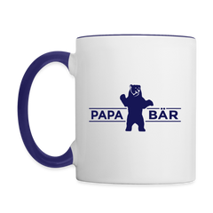 Papa Bär - Tasse zweifarbig