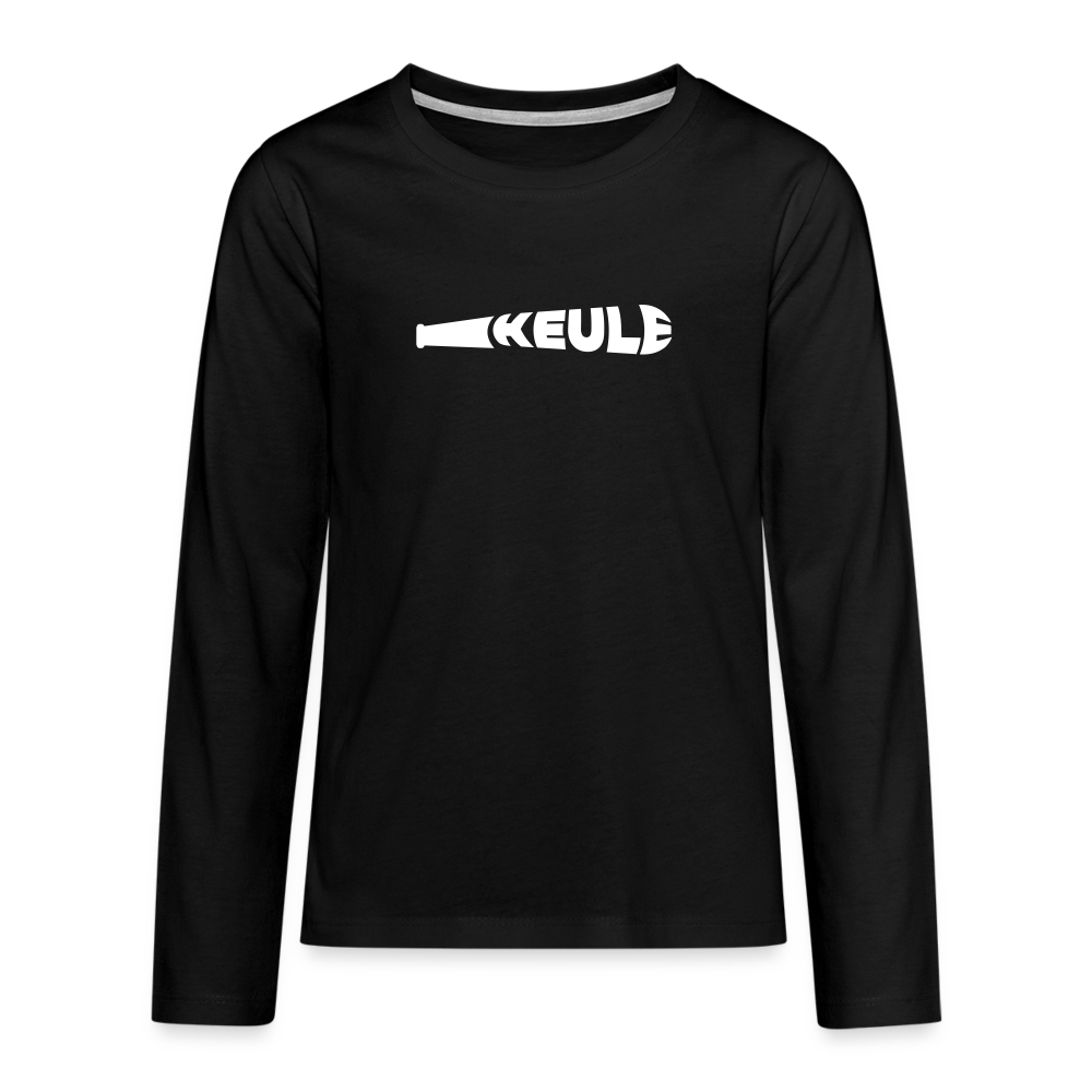 Keule - Teenager Langarmshirt - Schwarz