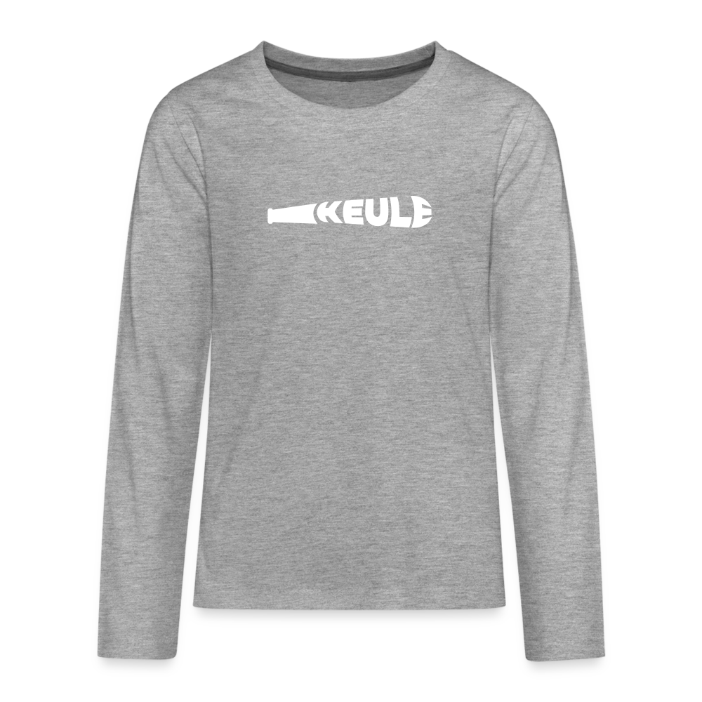 Keule - Teenager Langarmshirt - Grau meliert