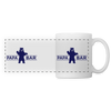 Papa Bär - Tasse zweifarbig - weiß