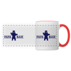 Papa Bär - Tasse zweifarbig - Weiß/Rot