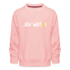 Jeh Weita! - Kinder Premium Sweatshirt - Kristallrosa