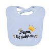 Papa, ick liebe dir!  - Lätzchen - sky Blue