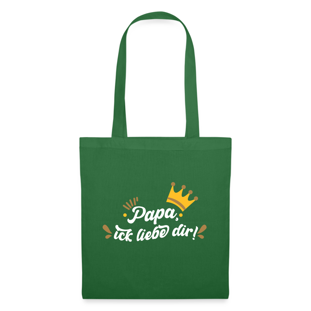 Papa, ick liebe dir!  - Stoffbeutel - Fichte
