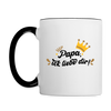 Papa, ick liebe dir!  - Tasse zweifarbig
