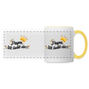 Papa, ick liebe dir!  - Tasse zweifarbig - Weiß/Gelb