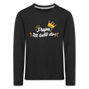 Papa, ick liebe dir!  - Kinder Langarmshirt - Schwarz