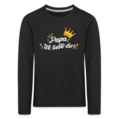 Papa, ick liebe dir!  - Kinder Langarmshirt