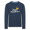Papa, ick liebe dir!  - Kinder Langarmshirt - Navy