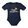 Papa, ick liebe dir!  - Bio-Kurzarmbody - Dunkelnavy