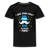 Janz jroße Liebe für meene Papa - Teenager Premium T-Shirt - Schwarz