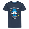 Janz jroße Liebe für meene Papa - Teenager Premium T-Shirt - Navy