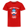 Janz jroße Liebe für meene Papa - Teenager Premium T-Shirt - Rot