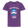 Janz jroße Liebe für meene Papa - Teenager Premium T-Shirt - Lila
