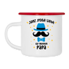 Janz jroße Liebe für meenen Papa - Emaille Tasse