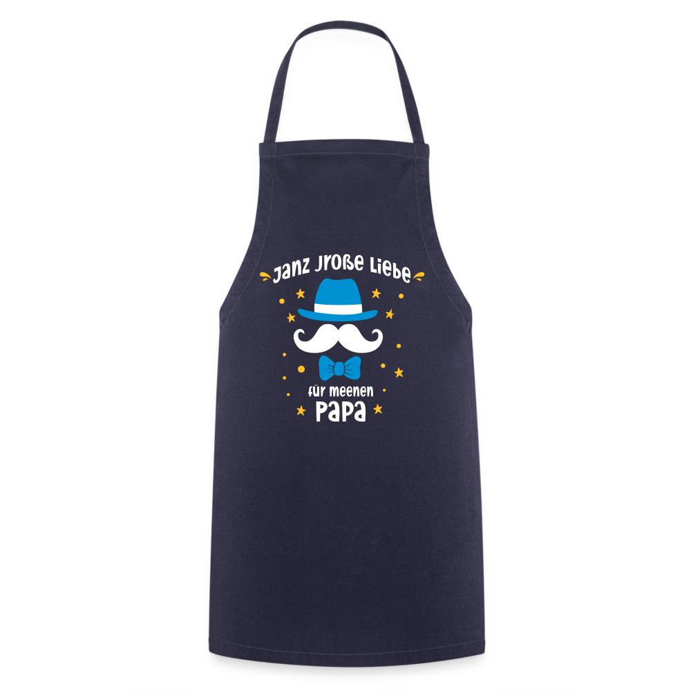 Janz jroße Liebe für meene Papa - Kochschürze - Navy