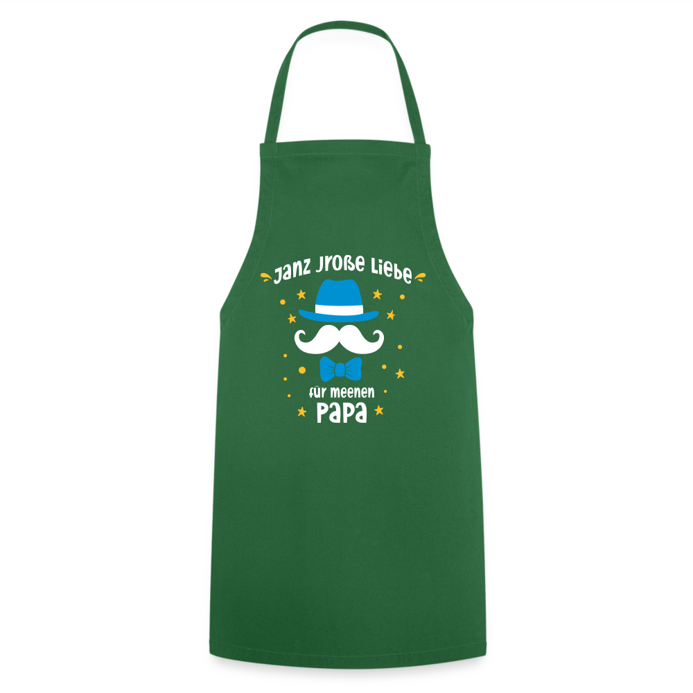 Janz jroße Liebe für meene Papa - Kochschürze - Grün
