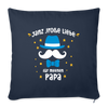 Janz jroße Liebe für meene Papa - Sofakissen mit Füllung (45 x 45 cm) - Navy
