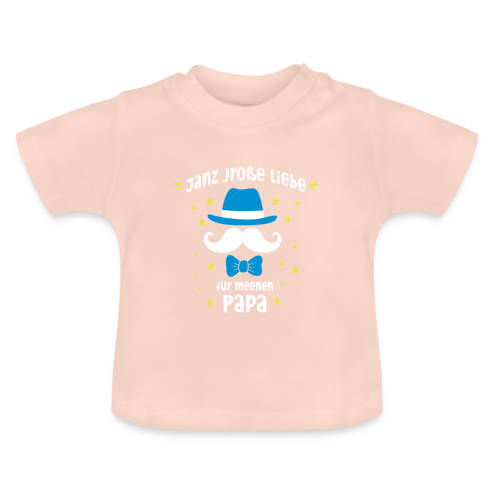 Janz jroße Liebe für meene Papa - Baby T-Shirt - Kristallrosa