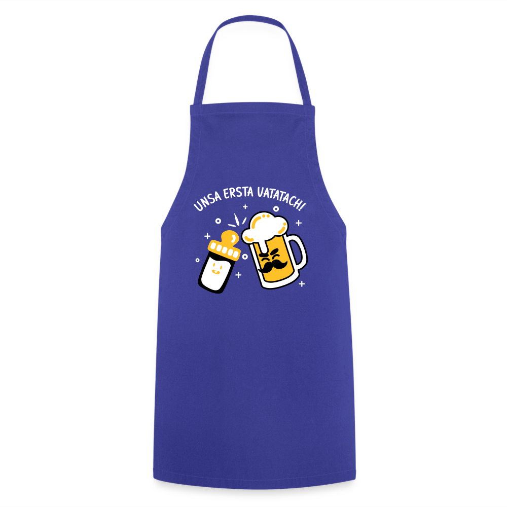 unsa ersta Vatatach! - Kochschürze - Royalblau