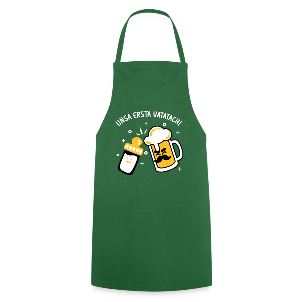 unsa ersta Vatatach! - Kochschürze - Grün