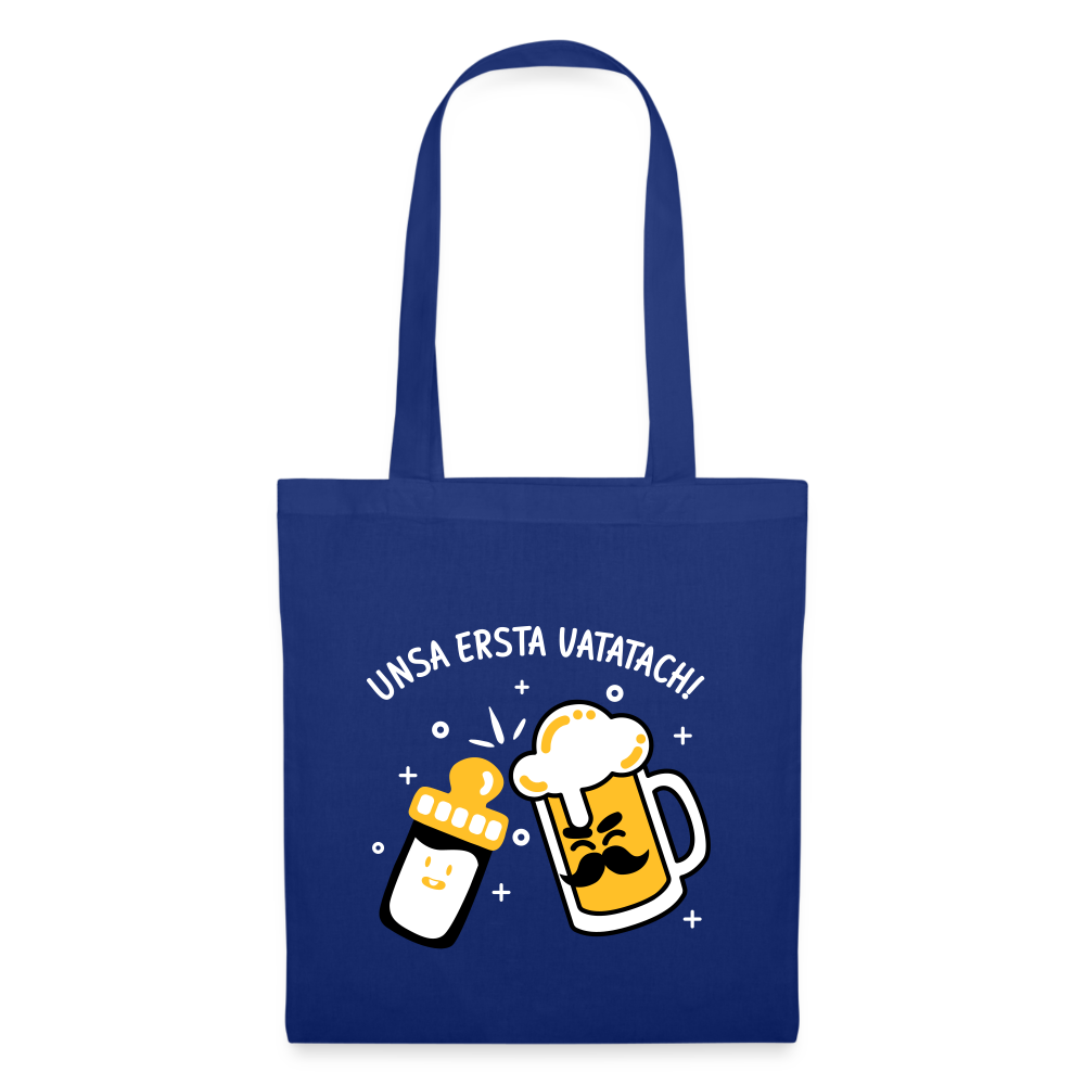 unsa ersta Vatatach! - Stoffbeutel - Royalblau