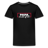 Papa, ick steh' uff dir - Teenager Premium T-Shirt - Schwarz