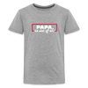 Papa, ick steh' uff dir - Teenager Premium T-Shirt - Grau meliert