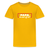 Papa, ick steh' uff dir - Teenager Premium T-Shirt - Sonnengelb