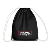 Papa, ick steh' uff dir - Turnbeutel - Schwarz