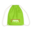 Papa, ick steh' uff dir - Turnbeutel - Neongrün