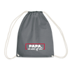 Papa, ick steh' uff dir - Turnbeutel - Grau