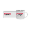 Papa, ick steh' uff dir - Emaille Tasse - weiß