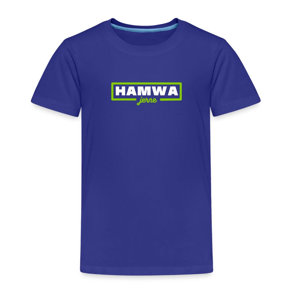 hamwa - Kinder Premium T-Shirt - Königsblau