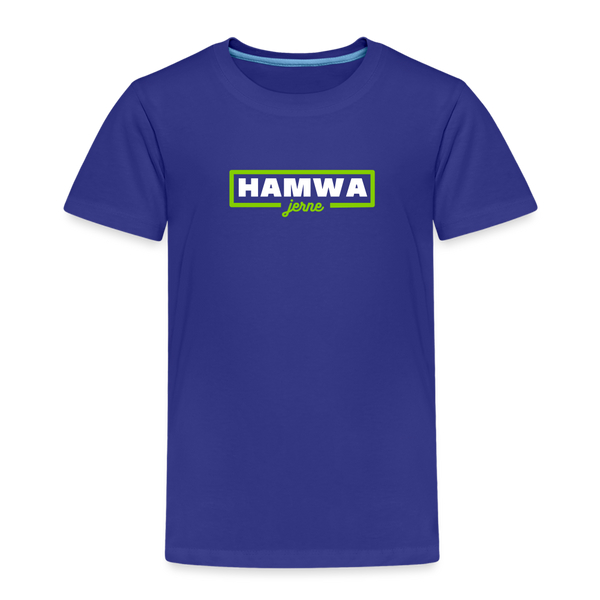 hamwa - Kinder Premium T-Shirt - Königsblau