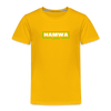 hamwa - Kinder Premium T-Shirt - Sonnengelb