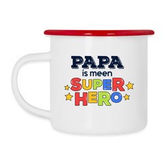 Super Hero - Emaille Tasse