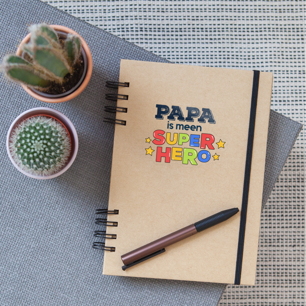 Super Hero - Aufkleber - Transparent glänzend